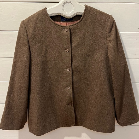 🤎PARIS STAR – Brown blazer Size 16 - Picture 4 of 8
